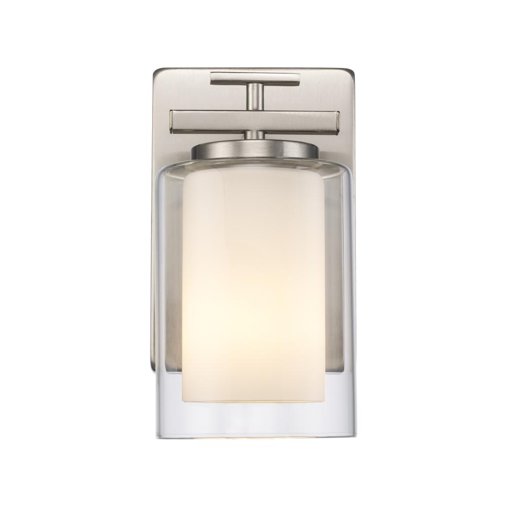 1LT SCONCE-GLASS SHADE X2-BN